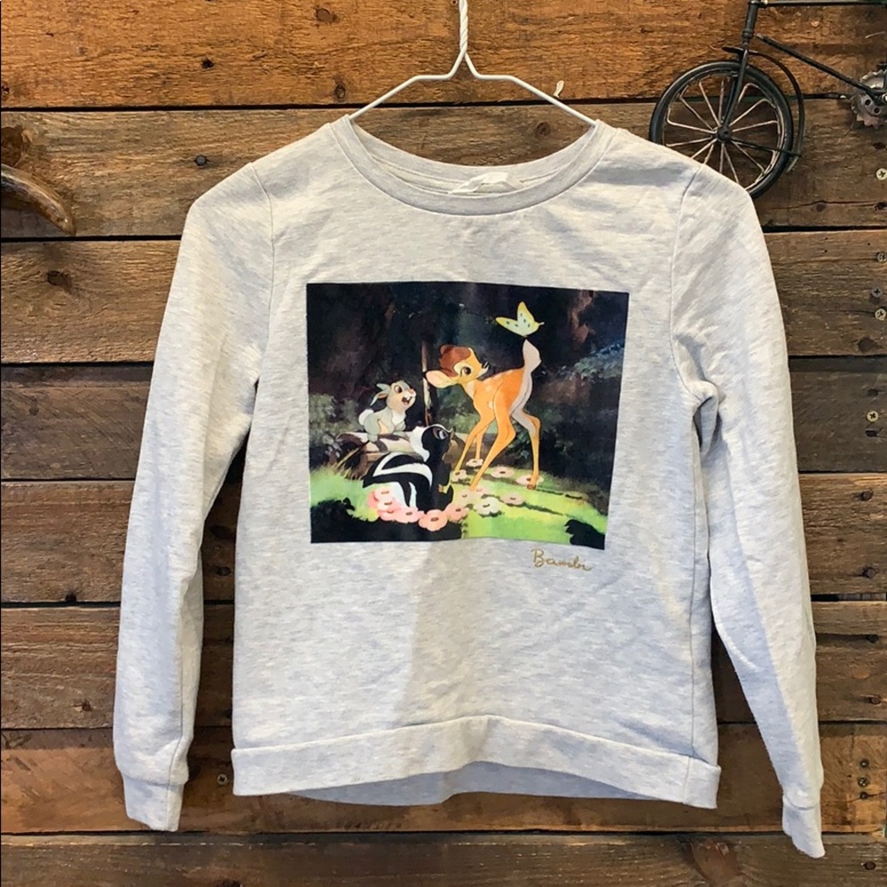 🌻4/$25 deal🌻Bambi H&M sweatshirt